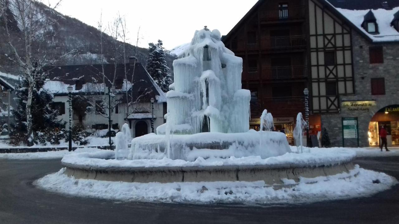 Studio St Lary Proche Du Centre, Au Calme Avec Vue Montagne 圣拉里苏朗 外观 照片